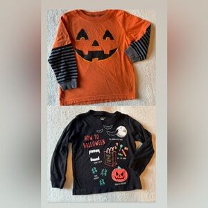 Carter's Halloween Shirt Bundle (2 items). Size 24 mos. Pumpkin Trick or Treat